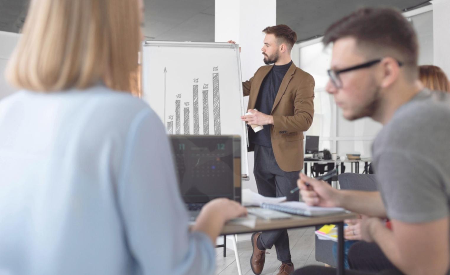 Professional market analysis workspace with multiple screens showing financial charts and data